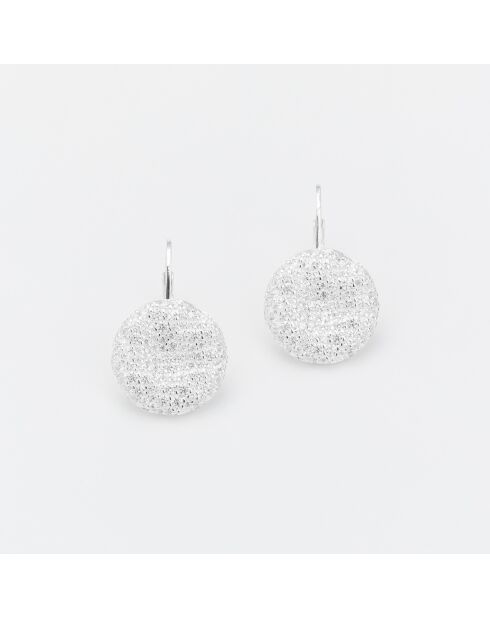 Boucles d'Oreilles Argent Cleophee Oxydes de Zirconium