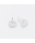 Boucles d'Oreilles Argent Cleophee Oxydes de Zirconium
