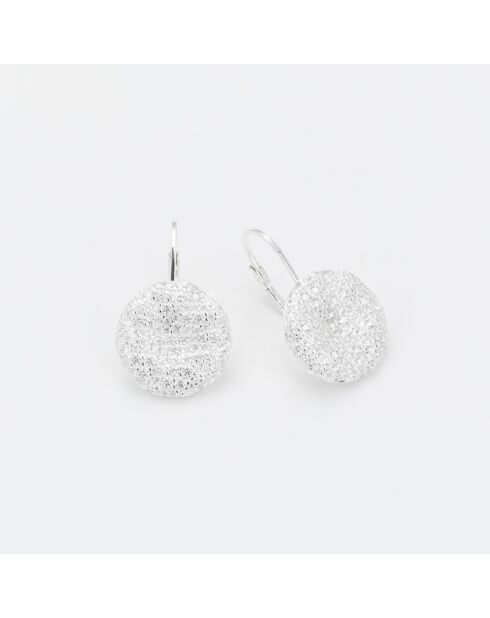 Boucles d'Oreilles Argent Cleophee Oxydes de Zirconium