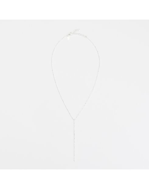 Collier Argent Cravate