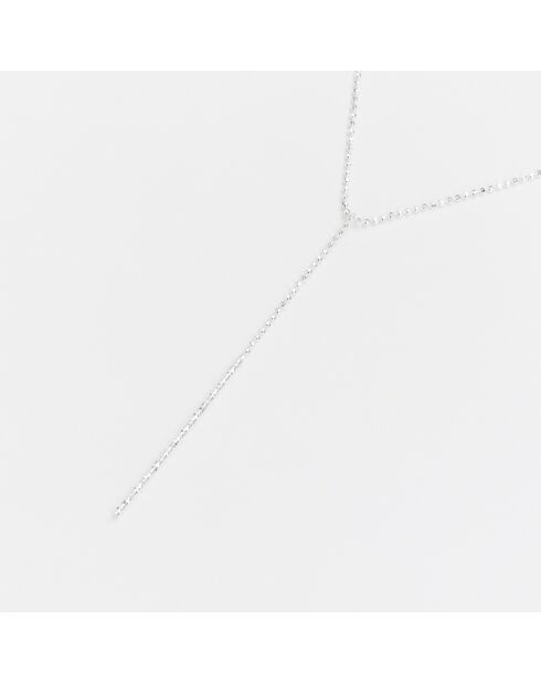 Collier Argent Cravate