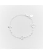 Zilveren armband met hart