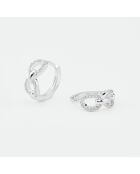 Boucles d'Oreilles Argent Lilyo Oxydes de Zirconium