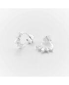 Boucles d'Oreilles Argent Cristal Oxydes de Zirconium