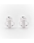 Boucles d'Oreilles Argent Justina Oxydes de Zirconium
