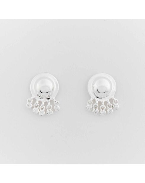 Boucles d'Oreilles Argent Kim Oxydes de Zirconium