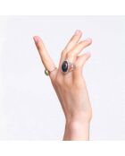 Bague en Argent Labradorite grise
