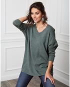Pull  en Cachemire mélangé Beder kaki