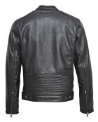 Veste en Cuir Zachary noire