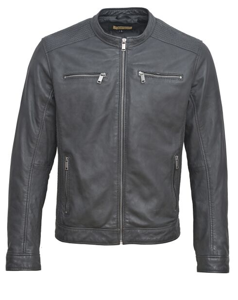 Veste en Cuir Chance vintage black