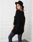 Robe en Cachemire mélangé Beder noire