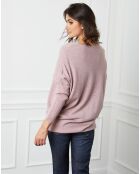 Pull  en Cachemire mélangé Beder rose
