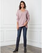 Pull  en Cachemire mélangé Beder rose