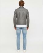 Veste en Cuir Colt vintage grey