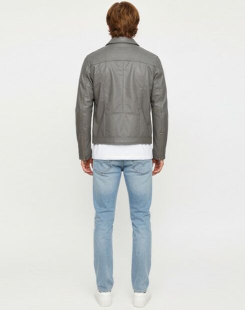 Veste en Cuir Colt vintage grey