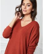 Pull en Cachemire mélangé Beder rouille