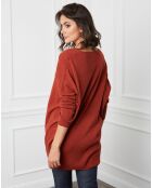 Pull en Cachemire mélangé Beder rouille