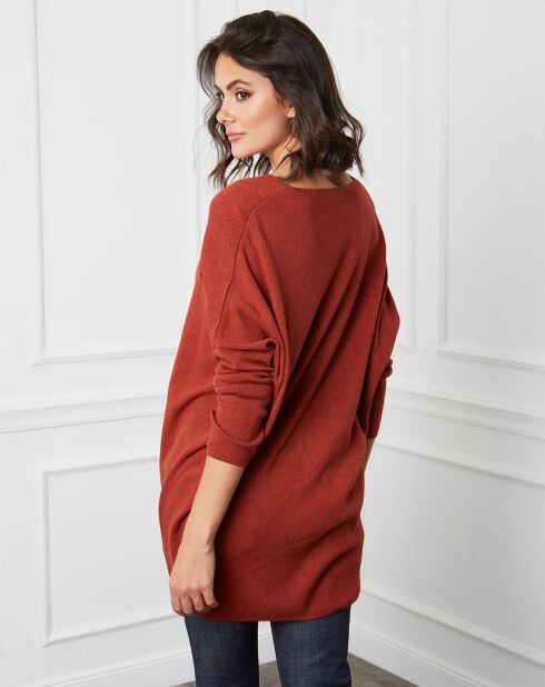 Pull en Cachemire mélangé Beder rouille