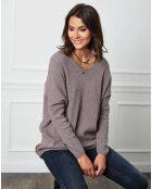 Pull en Cachemire mélangé Beder taupe