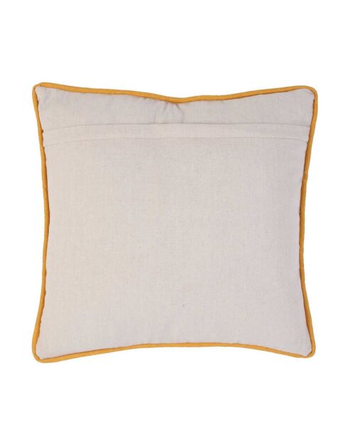 Coussin patchwork dehoussable 40x40cm