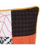 Coussin patchwork dehoussable 40x40cm