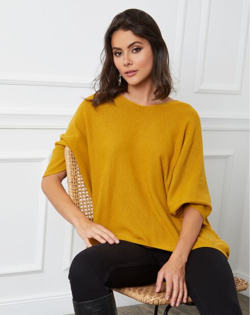 Pull Dalor moutarde