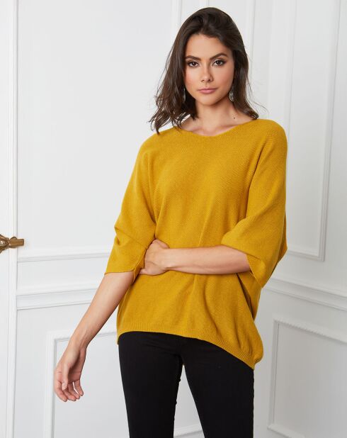 Pull Dalor moutarde