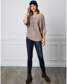 Pull Dalor taupe