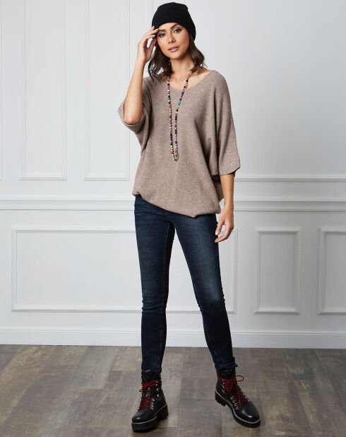 Pull Dalor taupe