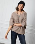 Pull Dalor taupe