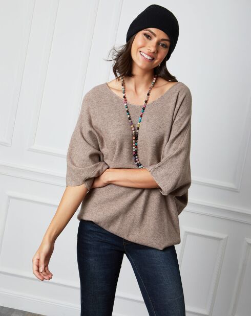 Pull Dalor taupe
