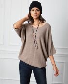 Pull Dalor taupe