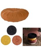 Coussin rond en Velours coloris aléatoire - D.40 cm