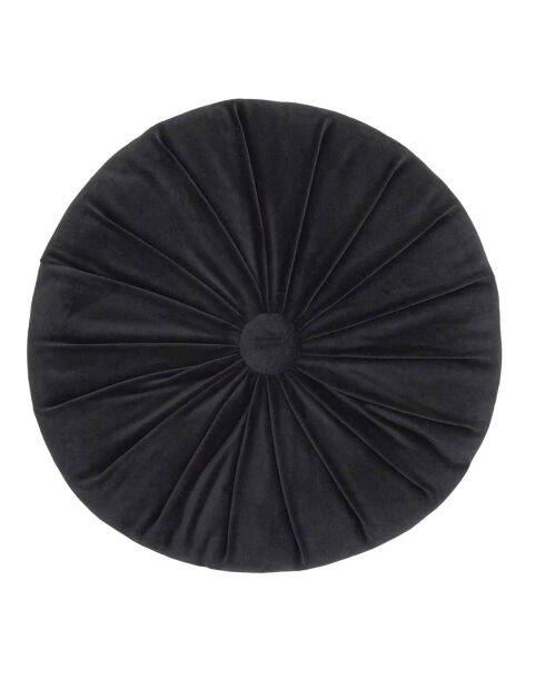 Coussin rond en Velours coloris aléatoire - D.40 cm