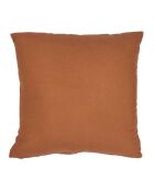 Coussin déhoussable effet Gaze de Coton coloris aléatoire - 40x40 cm