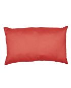 Coussin déperlant Paradis Exotique rose/vert/blanc/orange - 30x50 cm