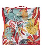 Coussin de sol déperlant Paradis Exotique - 40x40 cm