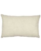 Coussin Palmier marron/blanc - 30x50 cm