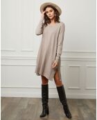 Robe en Cachemire mélangé Farel beige