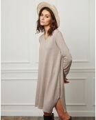 Robe en Cachemire mélangé Farel beige