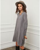 Robe en Cachemire mélangé Farel gris foncé