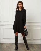 Robe en Cachemire mélangé Farel noire