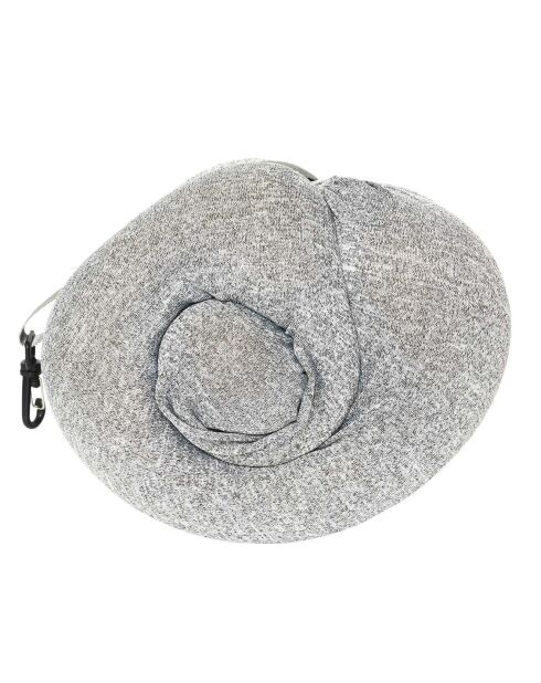 Coussin de voyage mémoire de forme enroulable gris - 27.5x37.5x7.5 cm