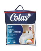Couette Chaude 100 % recyclée blanche