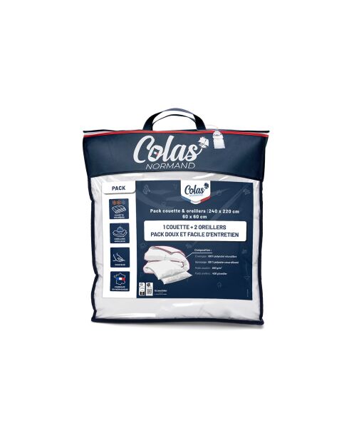 Pack Couette tempérée blanc