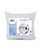 2 Oreillers Moelleux anti acariens blancs