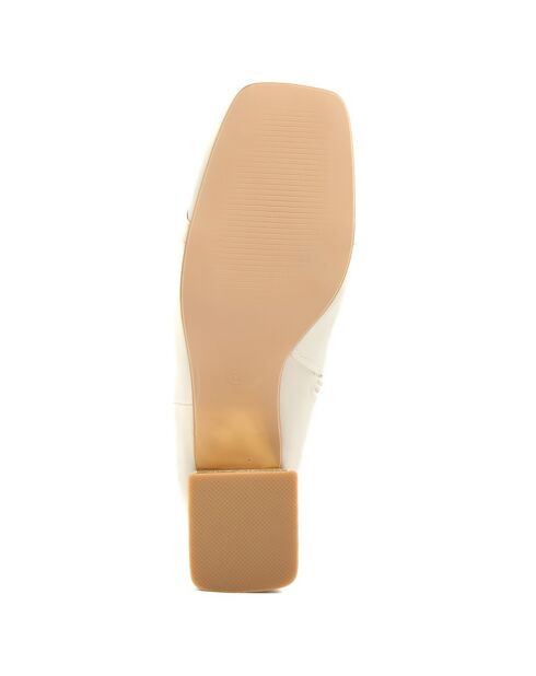 Bottines Nina blanches - Talon 7 cm