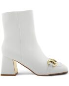 Bottines Nina blanches - Talon 7 cm