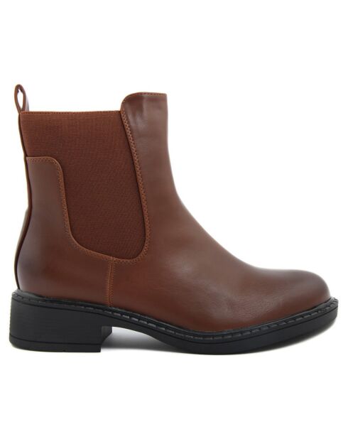 Bottines Norah marron - Talon 4 cm
