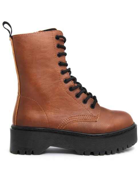 Bottines Mila marron - Talon 4 cm